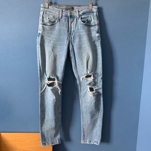 Zara Distressed Skinny Jeans